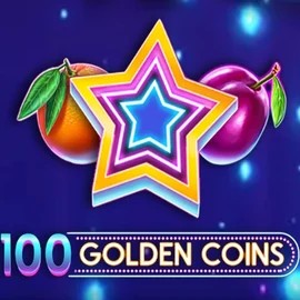 100 Golden Coins slot logo by Amusnet Interactive at Casea Casino