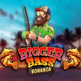 Official Slots logo: Bigger Bass Bonanza by Pragmatic Play at Casea Casino