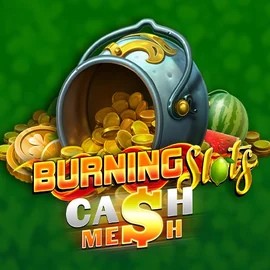 Burning Slots Cash Mesh slot logo by BF Games at Casea Casino