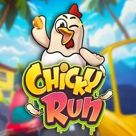 Chicky Run slot logo by PG Soft at Casea Casino