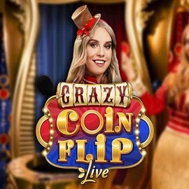 Crazy Coin Flip game by Evolution – logo hosted on Casea Casino