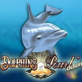 Dolphins Pearl Deluxe online game logo by Novomatic on caseacasino.eu.com