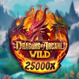 Dragons of Arcane Wild slot visual from Foxium available on caseacasino.eu.com