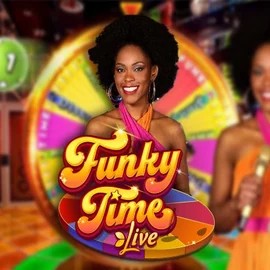 Funky Time by Evolution, showcased at caseacasino.eu.com – game logo