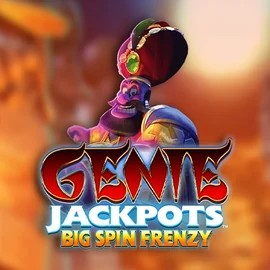 Genie Jackpots: Big Spin Frenzy logo by Blueprint Gaming Casea Casino