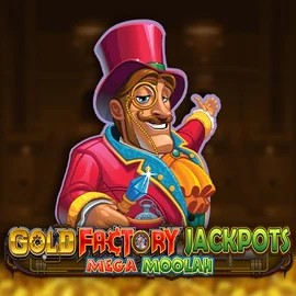 Play Gold Factory Jackpots Mega Moolah slot by Aurum Signature Studios on caseacasino.eu.com