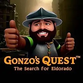 Official Slots logo: Gonzo's Quest by NetEnt at Casea Casino