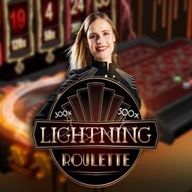 Lightning Roulette game by Evolution – logo hosted on Casea Casino