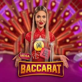 Mega Baccarat casino game by Pragmatic Play – featured logo at Casea Casino