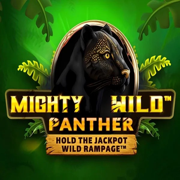 Mighty Wild Panther slot logo by Wazdan at Casea Casino