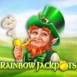 Official Jackpots logo: Rainbow Jackpots by Red Tiger Gaming at Casea Casino