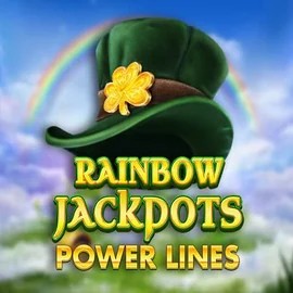 Rainbow Jackpots Power Lines slot visual from Red Tiger Gaming available on caseacasino.eu.com