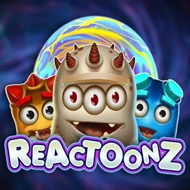 Reactoonz logo by Play'n GO at Casea Casino