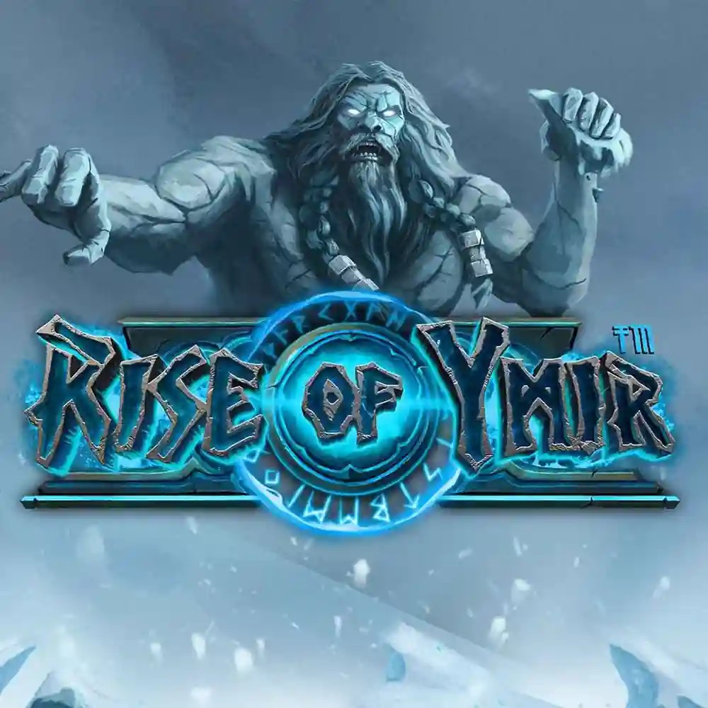 Slots logo of Rise of Ymir from Hacksaw Gaming at Casea Casino