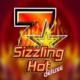 Sizzling Hot Deluxe slot logo by Novomatic at Casea Casino