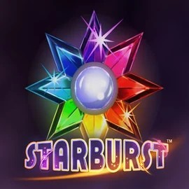 Starburst casino game by NetEnt – featured logo at Casea Casino