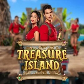 Treasure Island online game logo by Pragmatic Play on caseacasino.eu.com