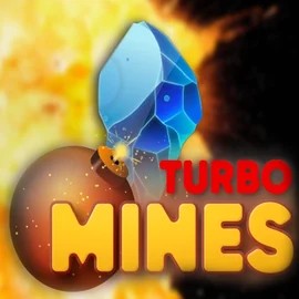 Turbo Mines game by Turbo Games – logo hosted on Casea Casino